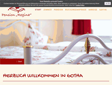 Tablet Screenshot of pension-regina.de